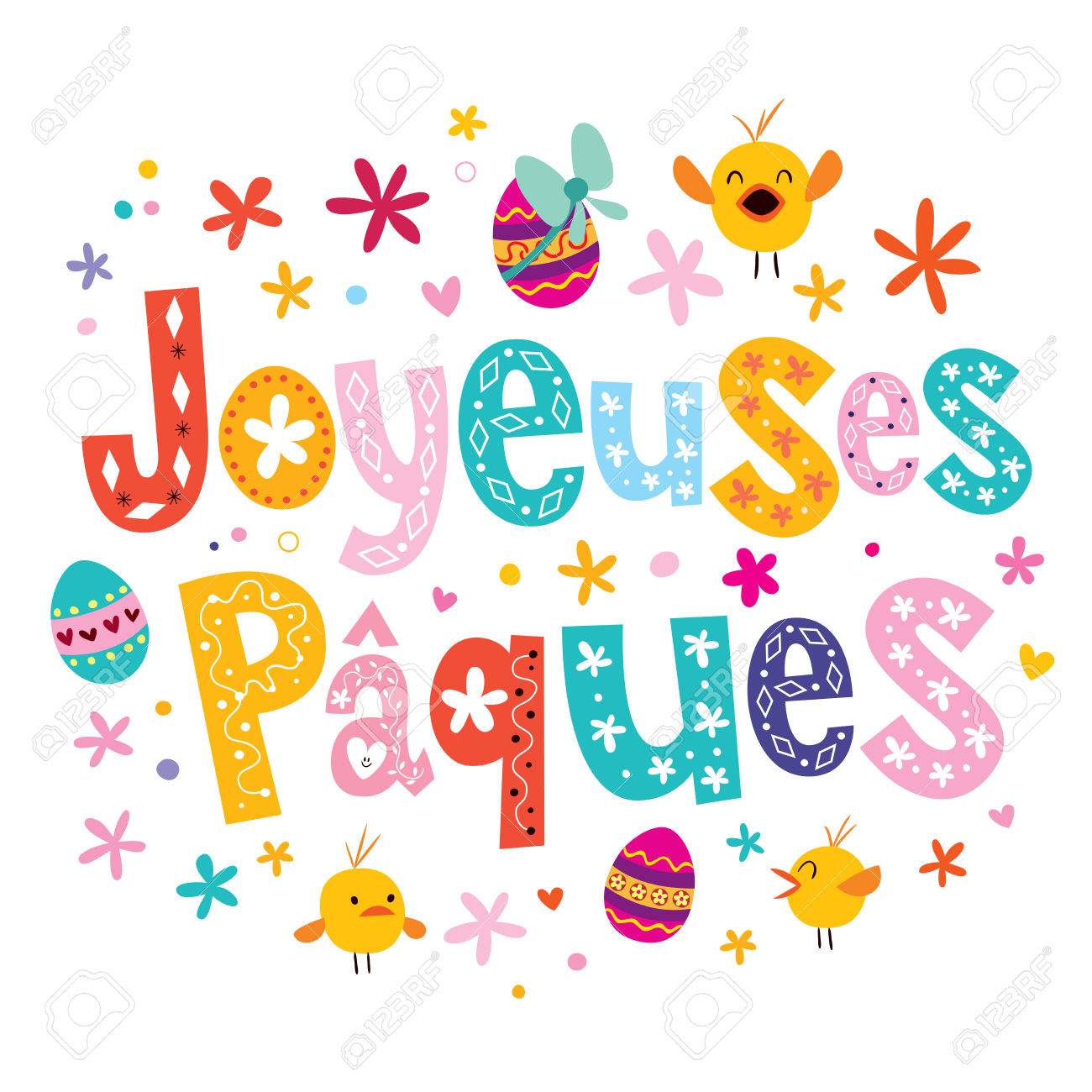 joyeuses paques happy easter