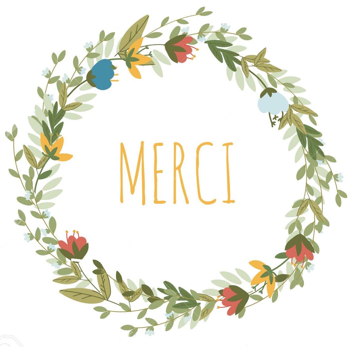 romantic floral merci